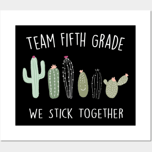 Cactus School Shirt Fifth Grade Posters and Art